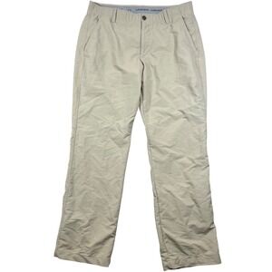 Under Armour Matchplay Mens Beige Golf Pants 36x30 Performance Lightweight